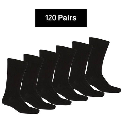 Wholesale Mens Cotton Ankle Socks - 3 Assorted colors - 120 pairs per case  —